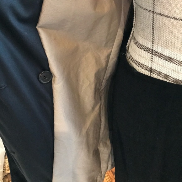 Jil Sander Women's Navy Trench Coat - Picture 8 of 10